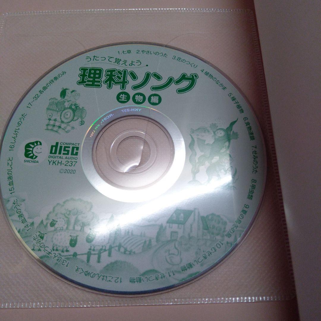 新品♪七田式 ★社会科&理科ソングCD ★5科目セット★匿名配送！七田ソングCD