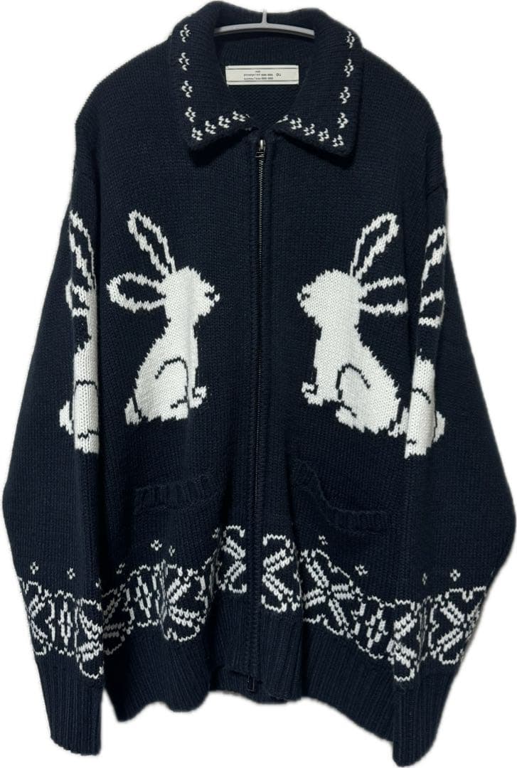 GU rokh フルジップニットジャケット