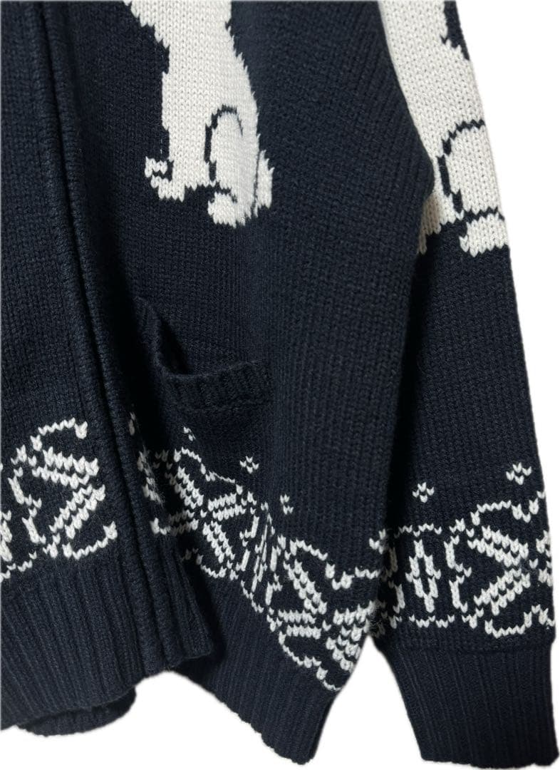 GU rokh フルジップニットジャケット