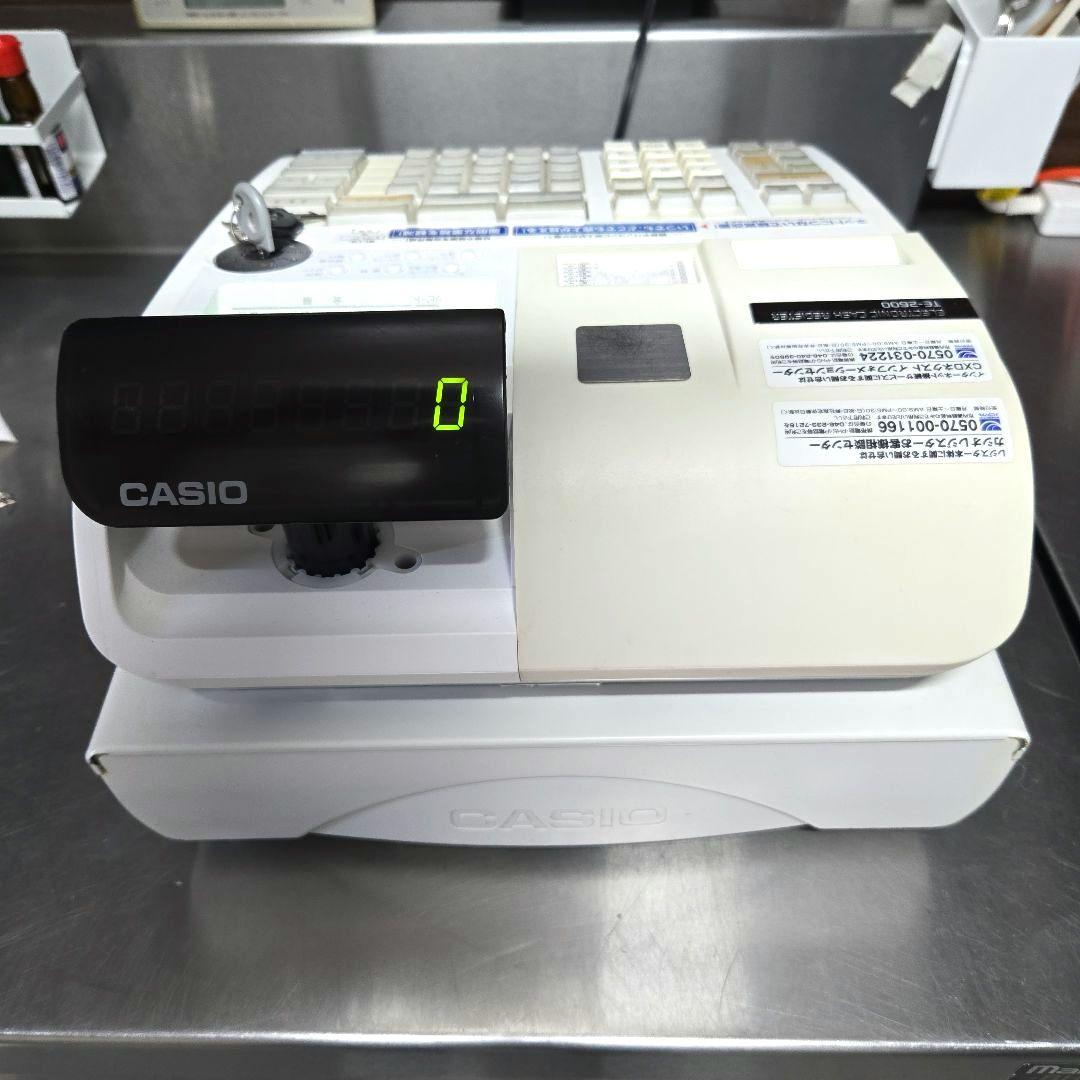 RAC-13スタンプ付き✦美品CASIO 電子レジスター TE-2600