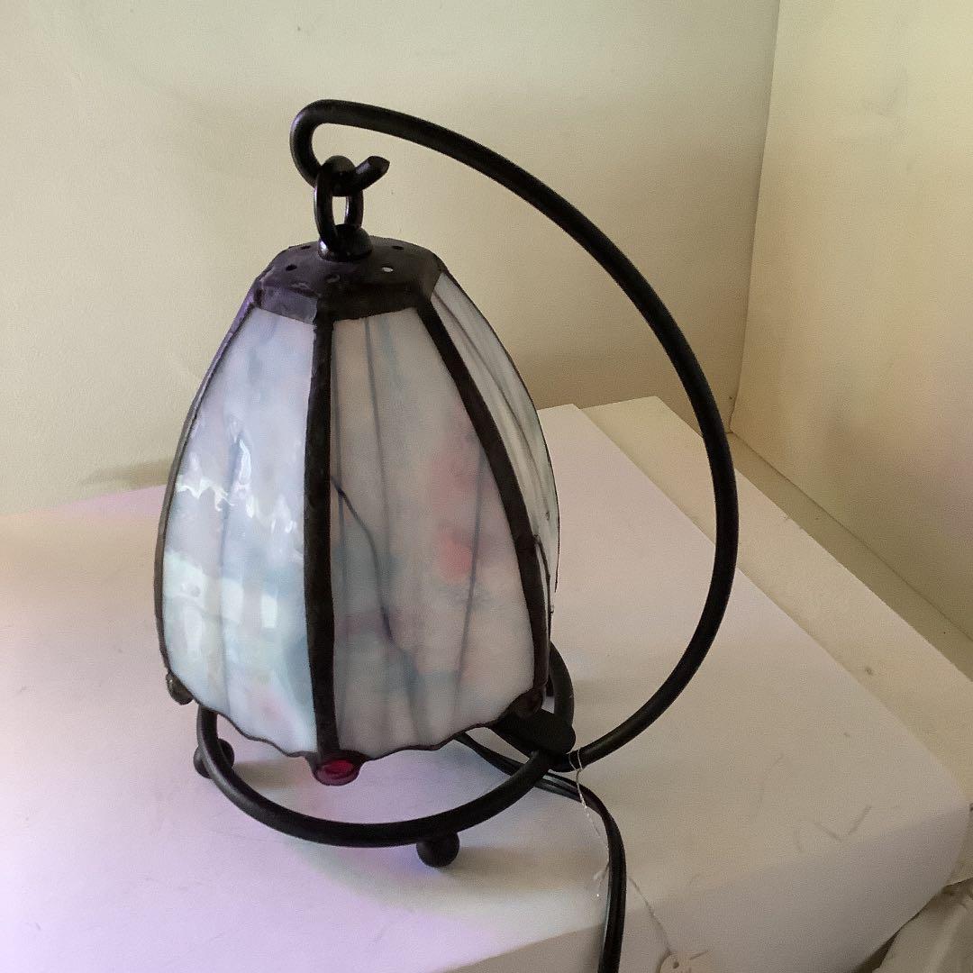 ステンドグラス卓上ペンダントランプ(421)みみ