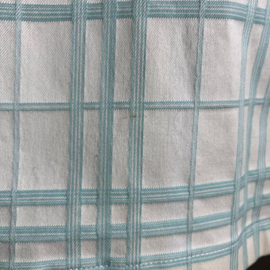 バーバリーロンドン　トレンチコート　ロング丈　総柄38　ノバチェック　グリーン