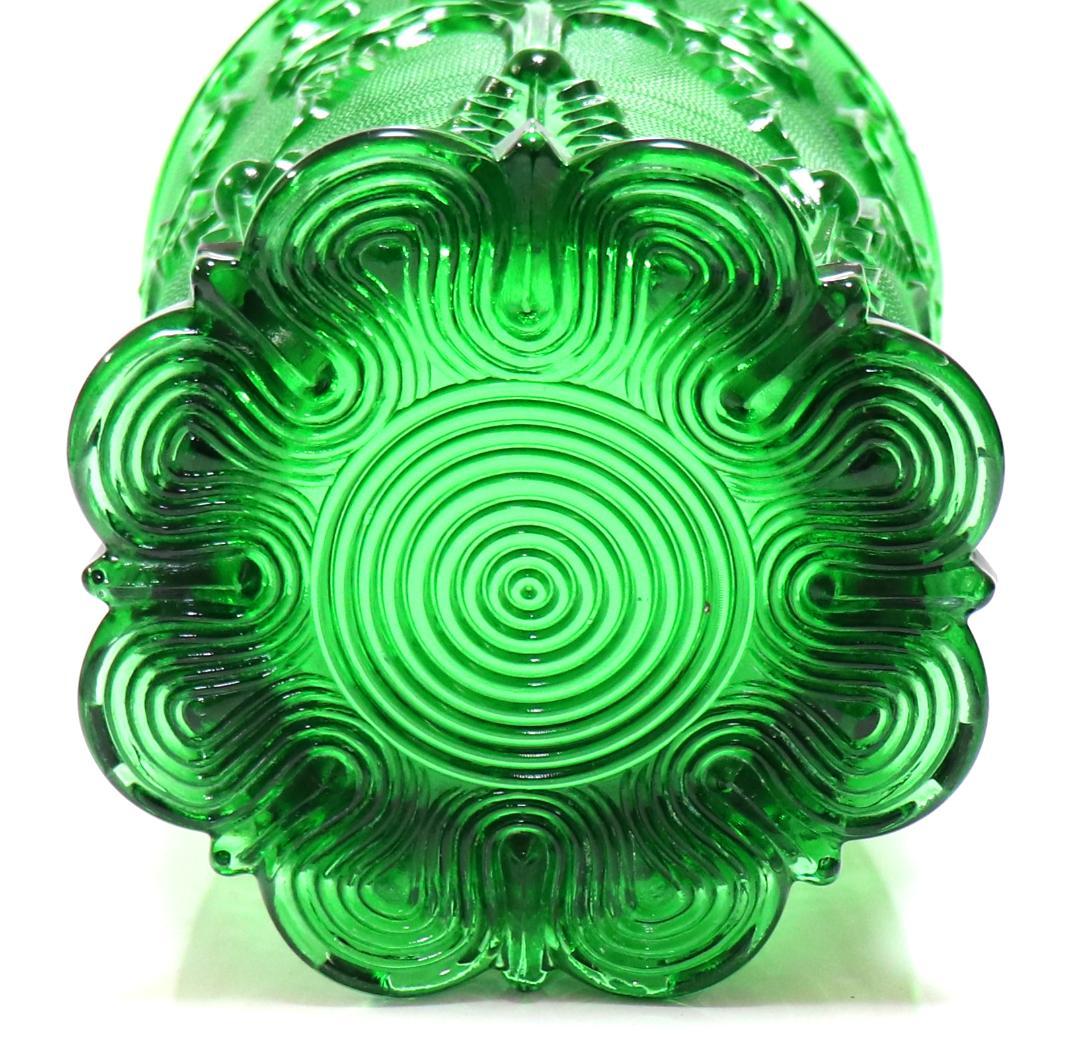 オールド・バカラ 1840年 激レア 大型 緑色ガラス 壺 アイスペール 花瓶