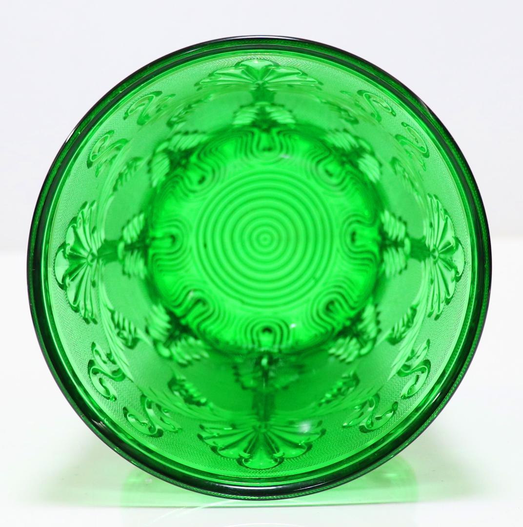 オールド・バカラ 1840年 激レア 大型 緑色ガラス 壺 アイスペール 花瓶