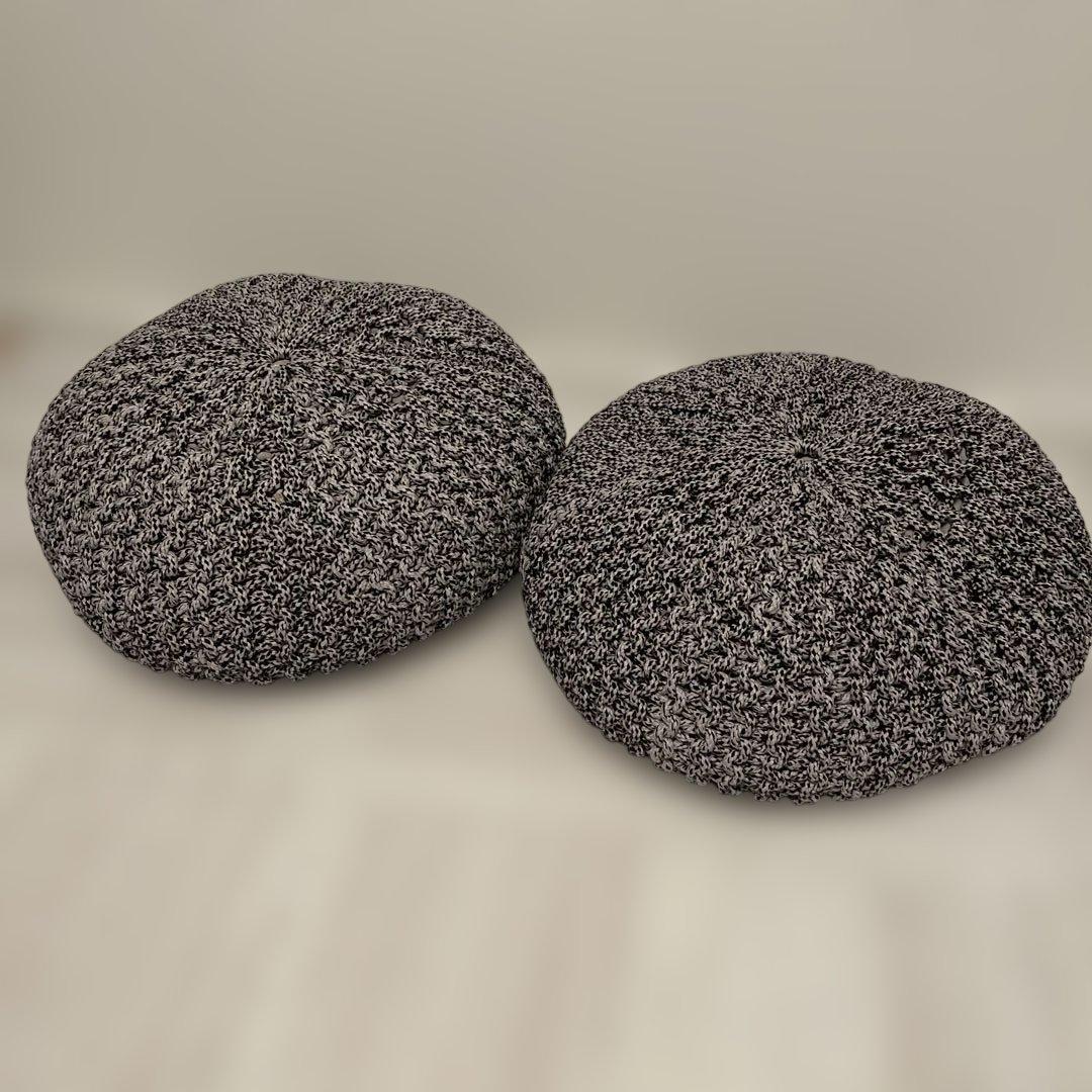 CRASH GATE （クラッシュゲート）　プフ　クッション　スツール　2セット