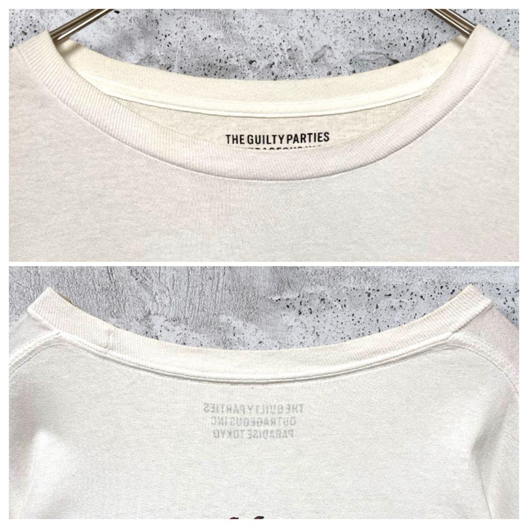 【入手困難コラボ・希少XL】ワコマリア×ティムリーハイ Tシャツ 白 タイガー