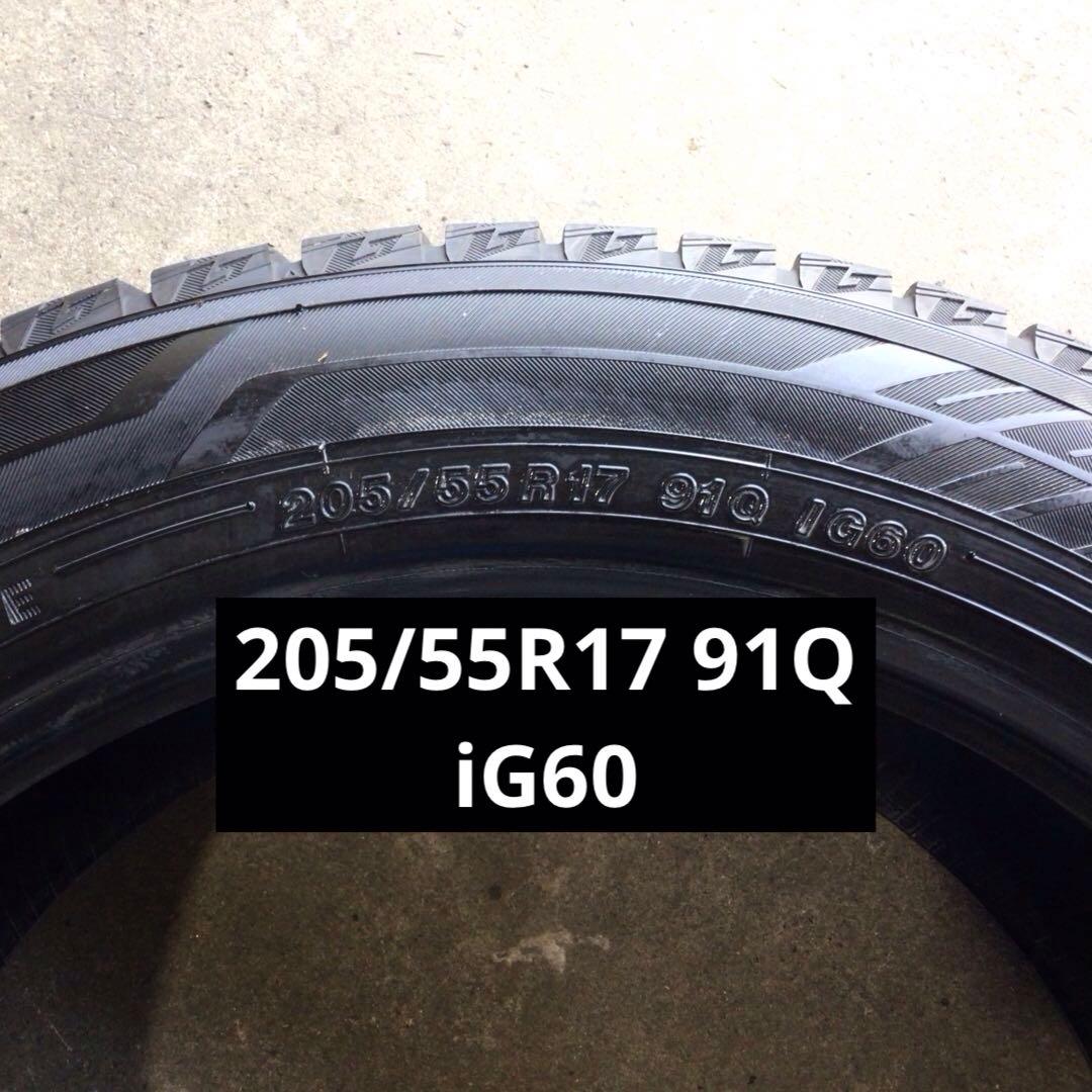 205/55R17 ヨコハマ iG60 2019年製 4本セット