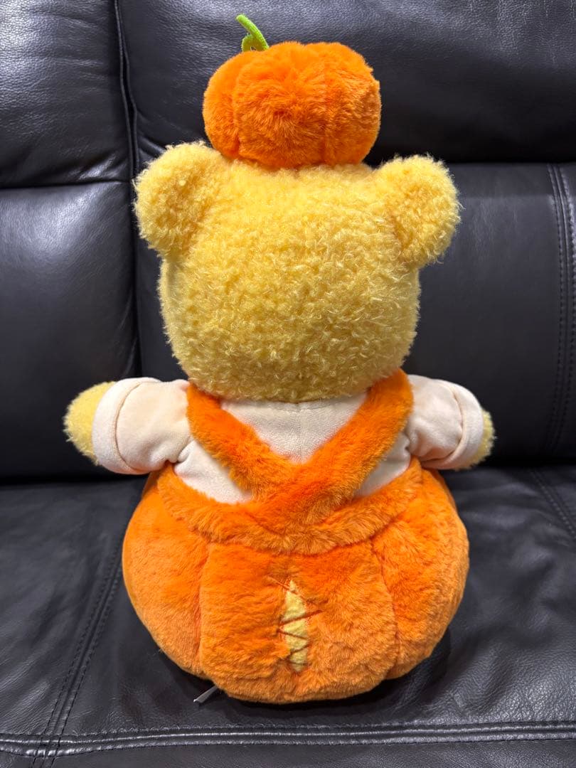 ディズニー　ハロウィーン 2025 ぬいぐるみ　プーさん　パンプキン