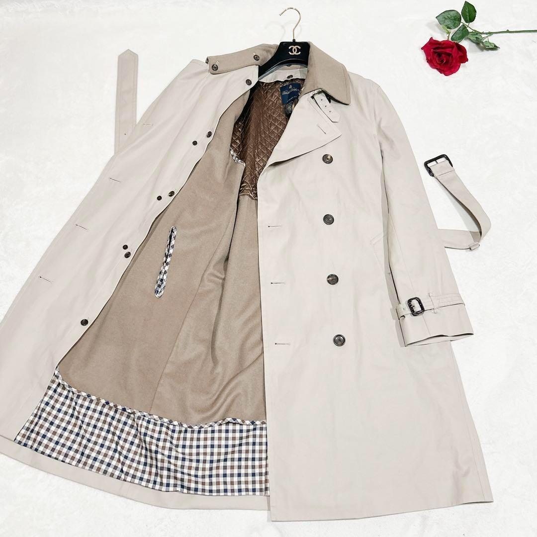 未使用✨　ブルックスブラザーズ　最高級　トレンチコート　42 ライナー　カシミヤ