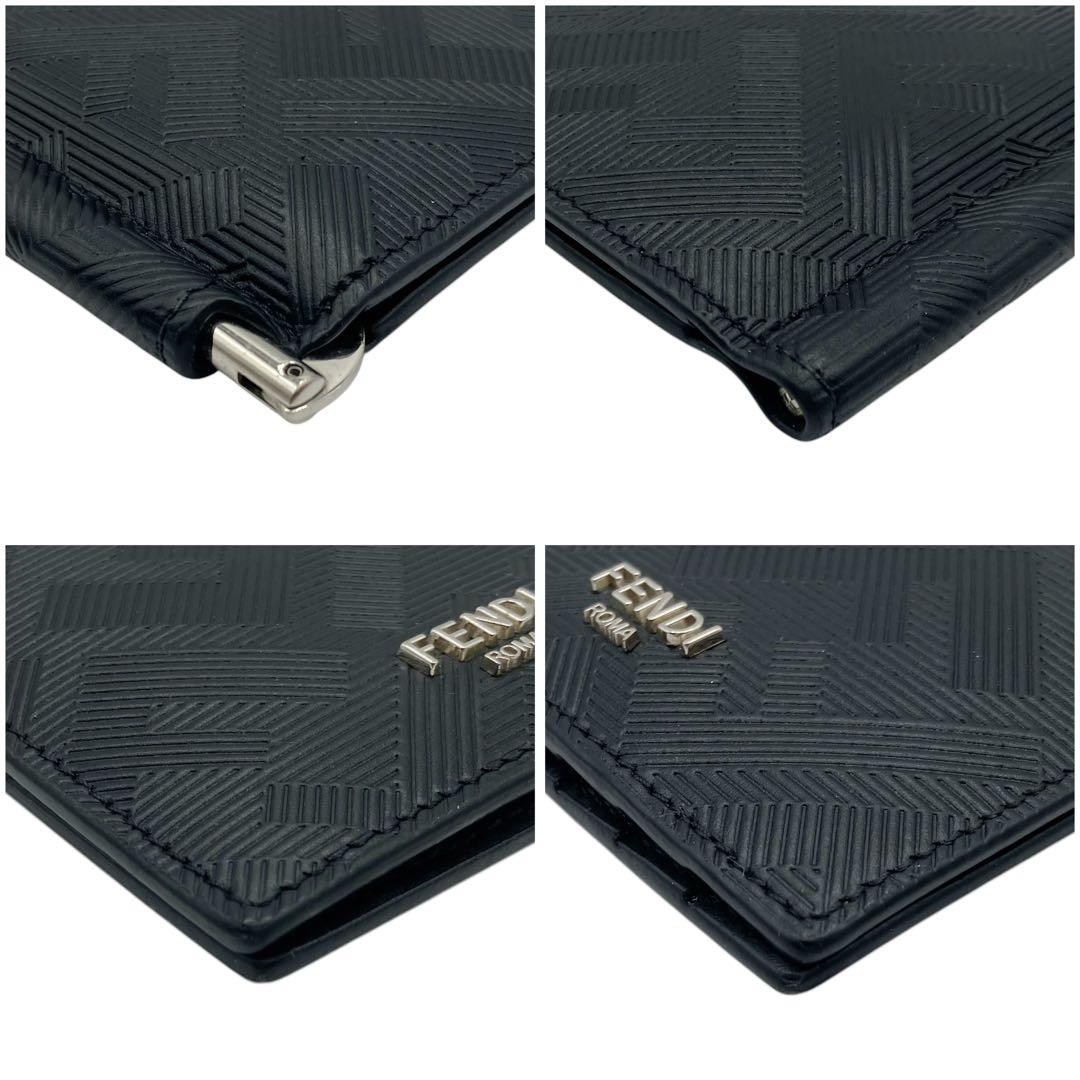 ⭐️美品⭐️ フェンディ 7M0281 ズッカ マネークリップ カードホルダー