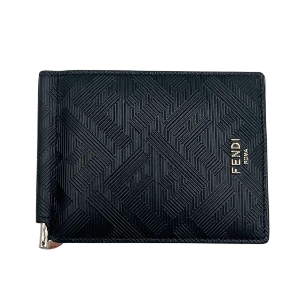 ⭐️美品⭐️ フェンディ 7M0281 ズッカ マネークリップ カードホルダー