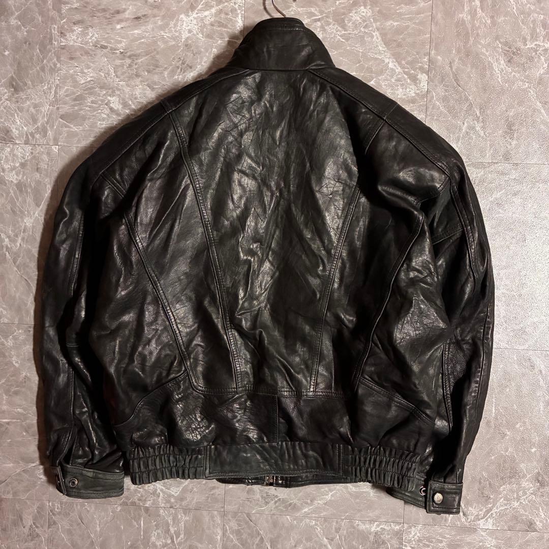 【希少】90s TANNERY WEST ヴィンテージ リアルレザージャケットM