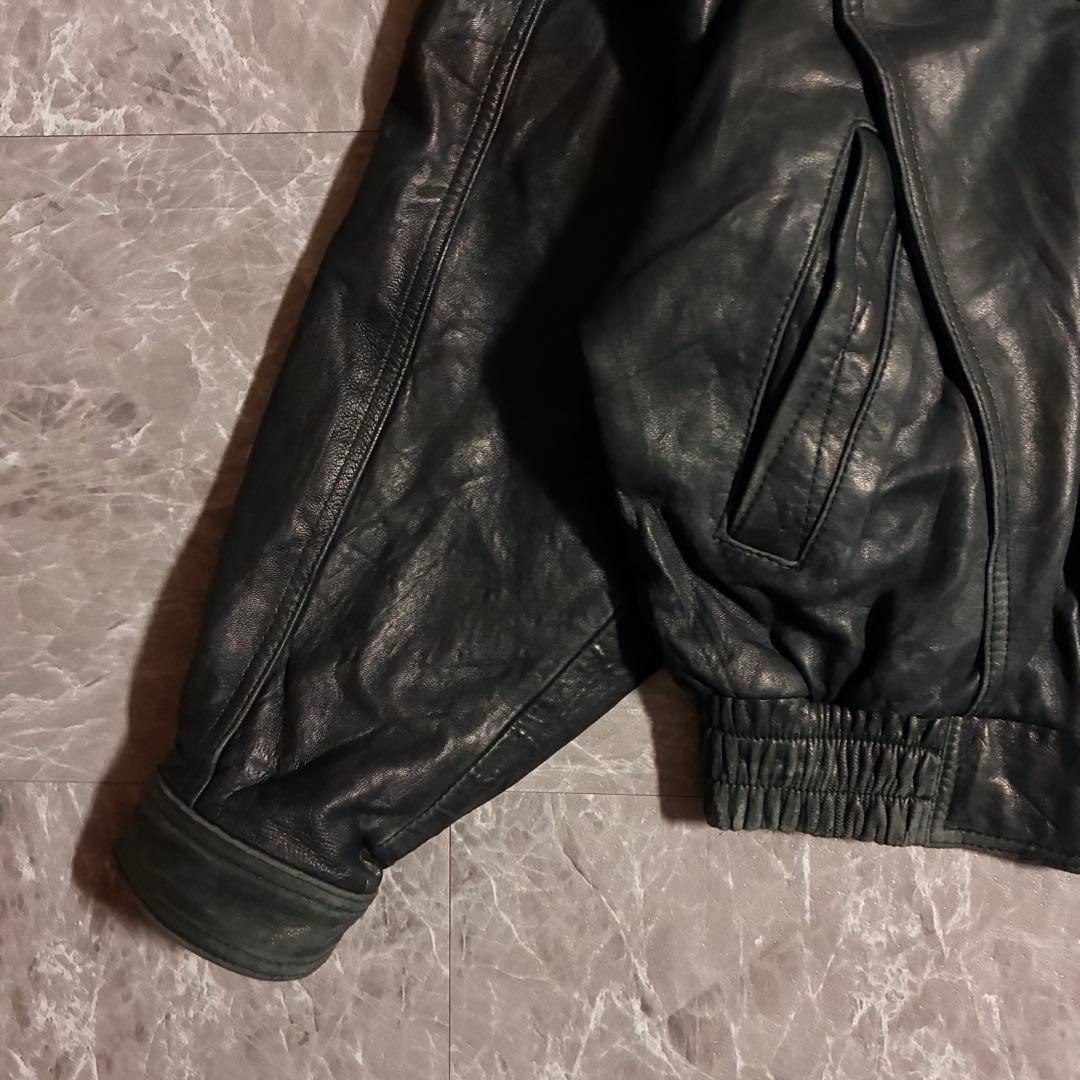 【希少】90s TANNERY WEST ヴィンテージ リアルレザージャケットM