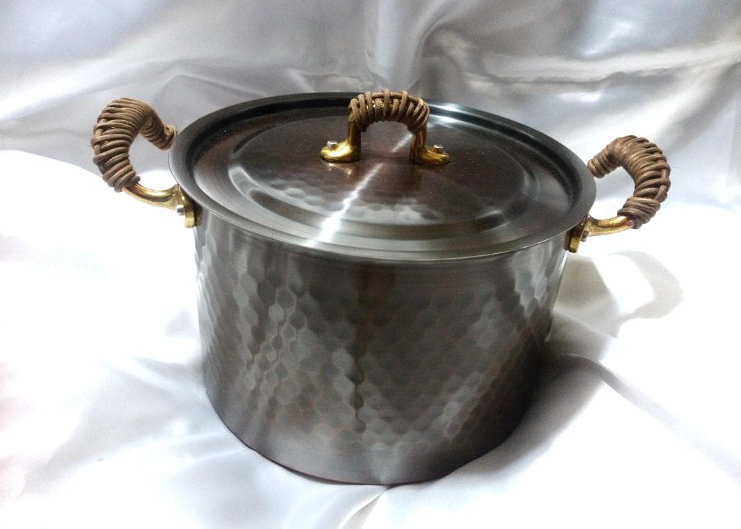 新光堂　新光金属 COPPER100 純銅 銅鍋 煮込み鍋 未使用 20cm