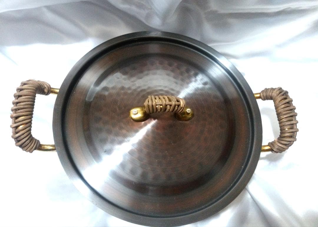 新光堂　新光金属 COPPER100 純銅 銅鍋 煮込み鍋 未使用 20cm