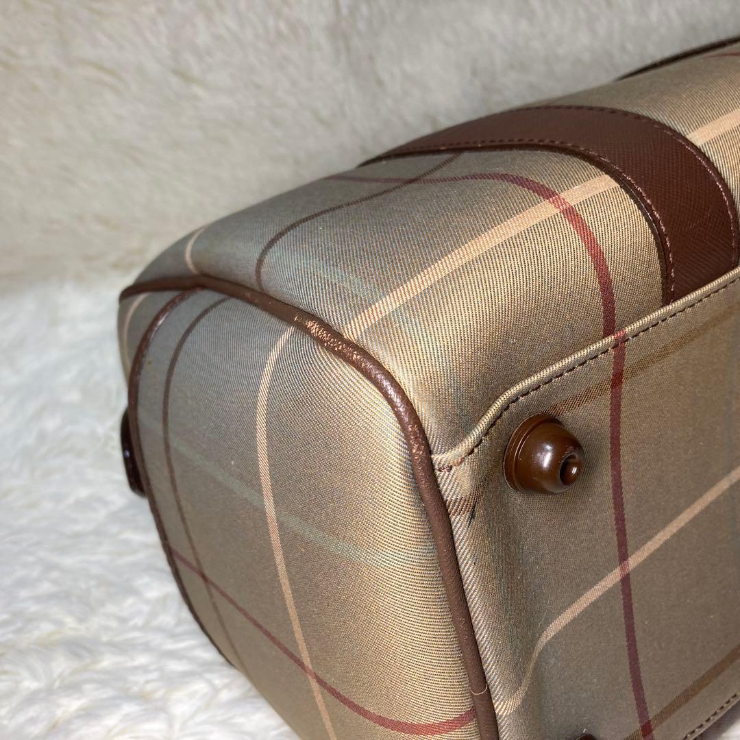 BURBERRY バーバリー ミニボストンバッグ メガノバチェック ヴィンテージ