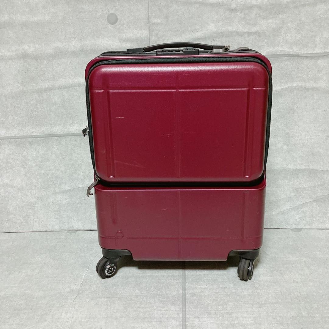 プロテカ マックスパスH2s スーツケース 40L ワインレッド 4輪 キャリー