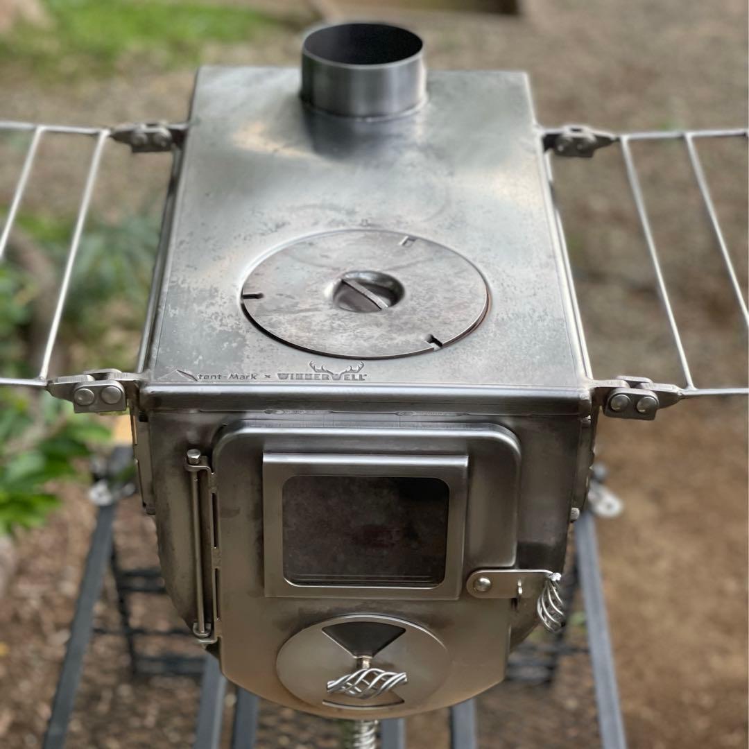 美品 tent-Mark x WINNERWELL 薪ストーブ サイドビュー L