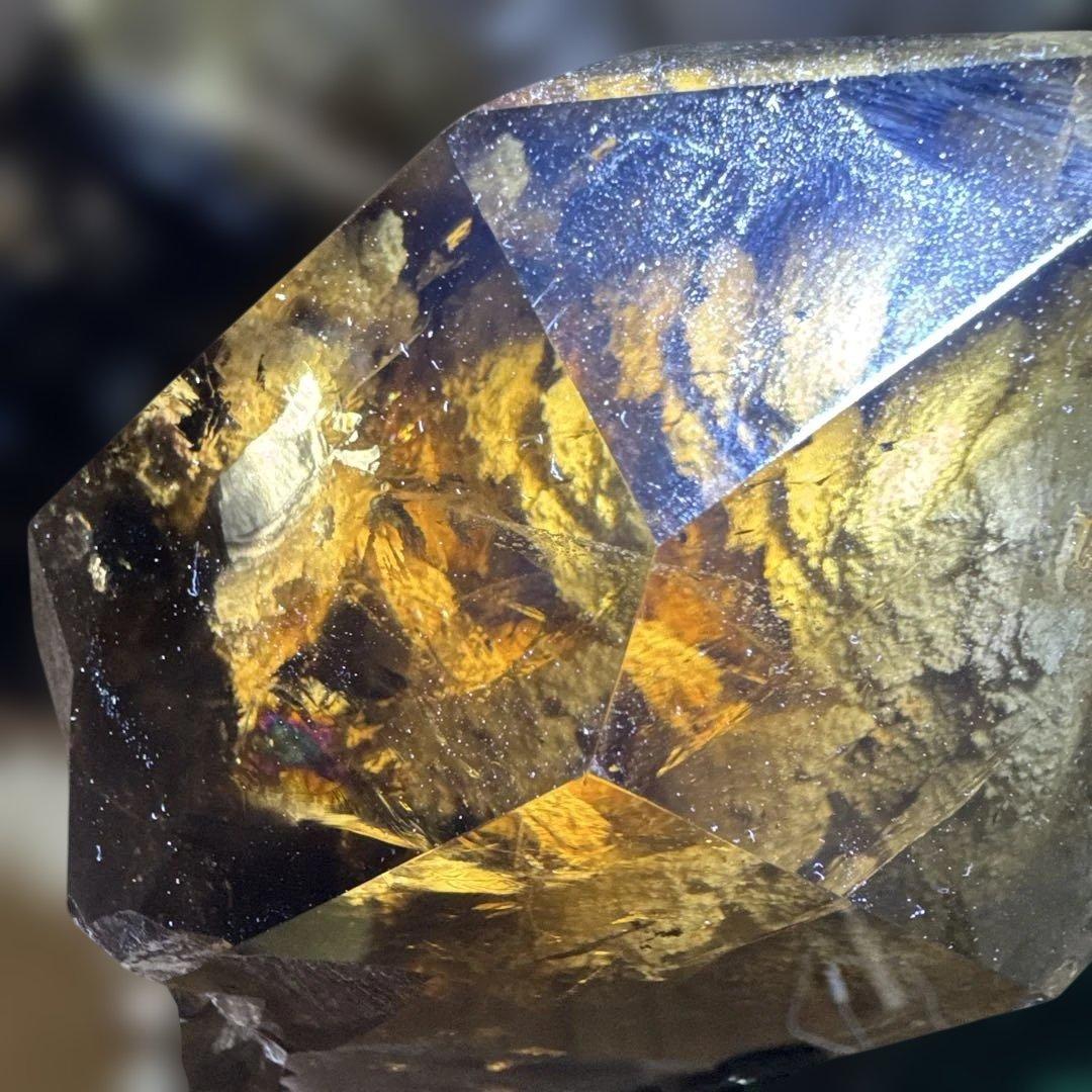 超高品質　ガーデンクォーツ　スモーキークォーツ　共生