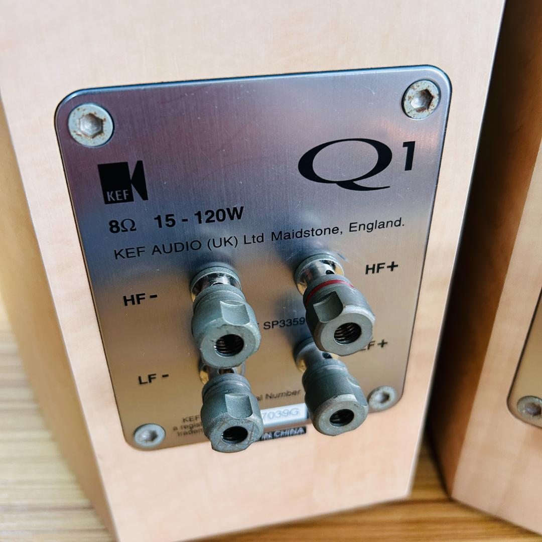 KEF Qシリーズ 2ウェイブックシェルフ型（バスレフ）スピーカー Q1