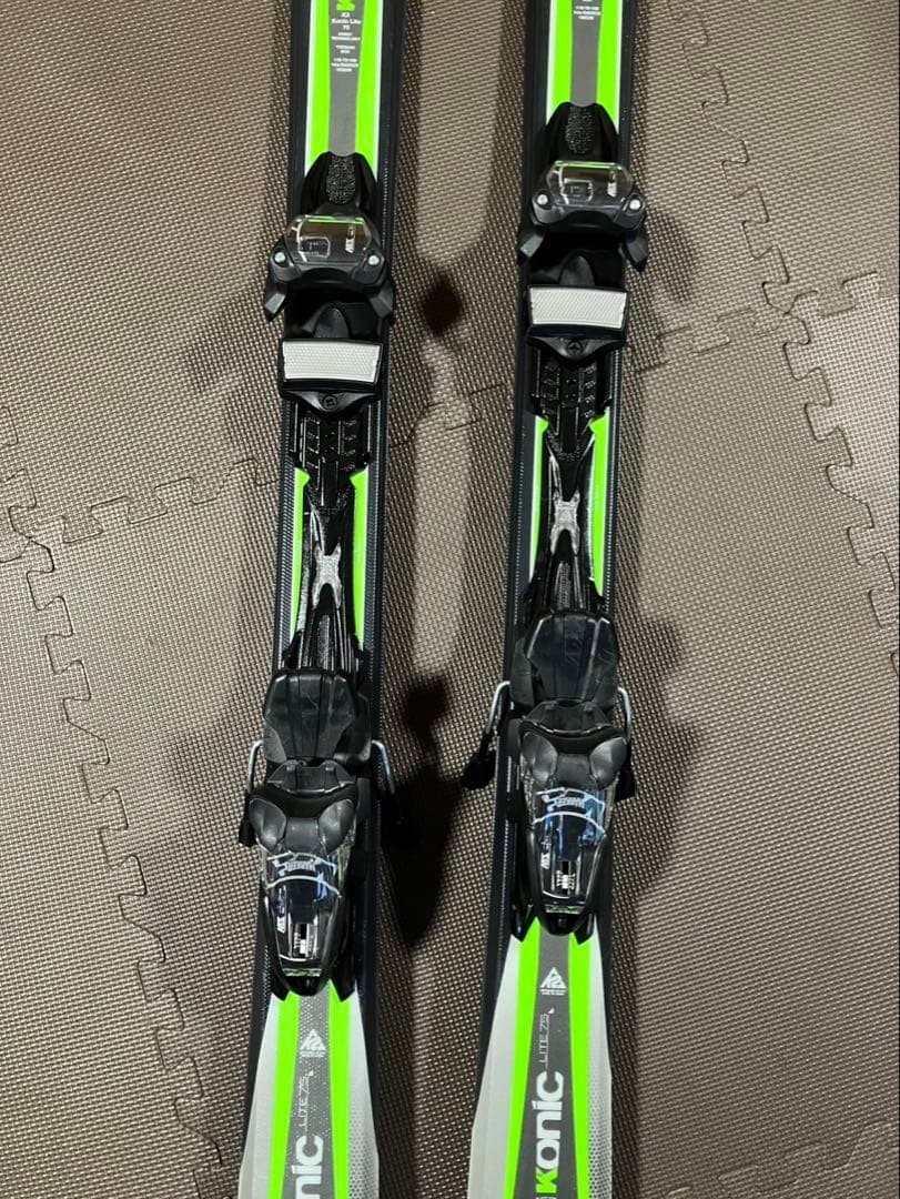 スキーセット (スキー板163cm ビンディング ブーツ28.0cm ストック)