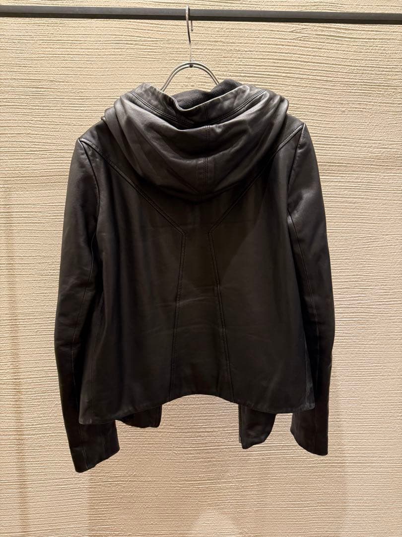 00s Hemut Lang レザー　パーカー　ジャケット hoodie y2k