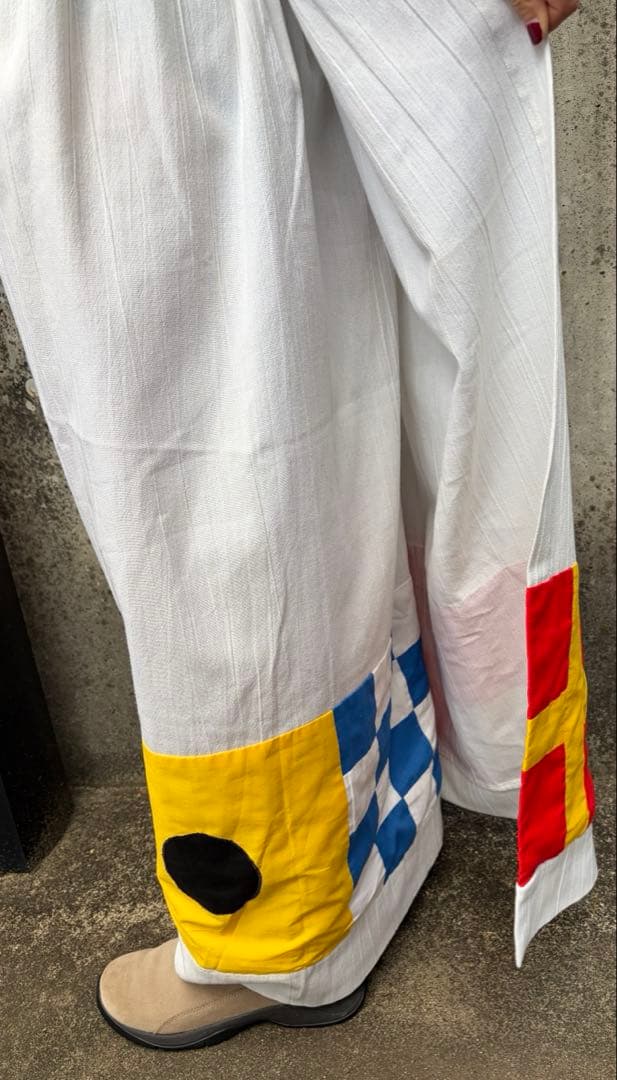 vintage usa パッチワーク　巻きスカート