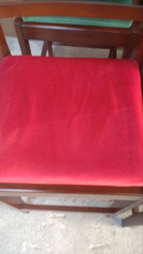 引き取りのみ！カウンターチェア 6脚セット 木製タイ産木材オーダーメイド 中古