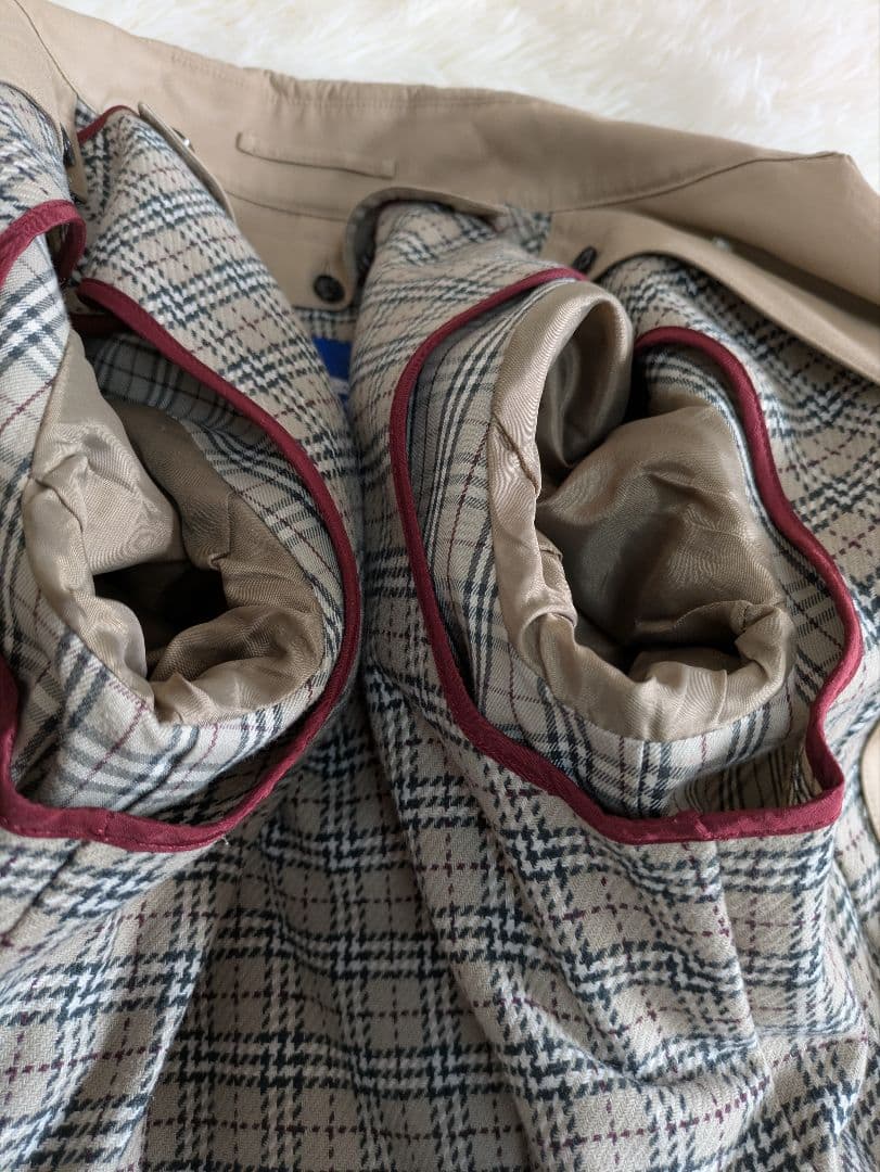 【美品✨】バーバリー2wayブルーレーベル　ライナー付　トレンチコート