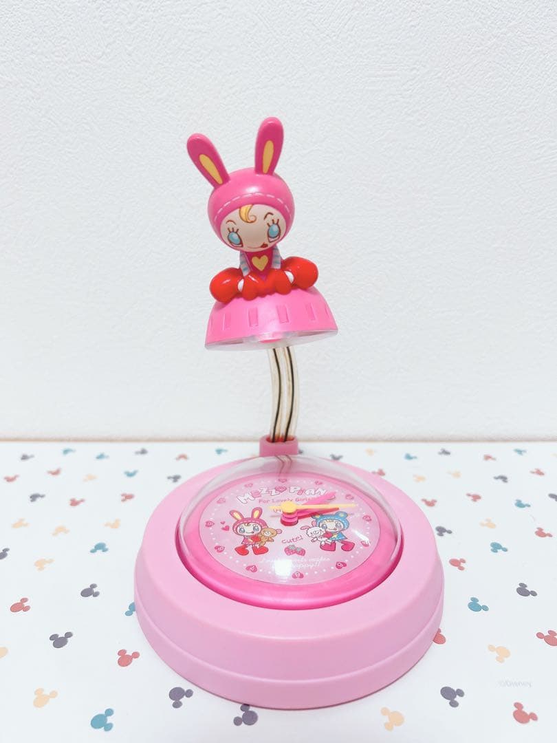 動作確認済み✨️激レア✨️未使用✨️メゾピアノ　ライト付きアラームクロック