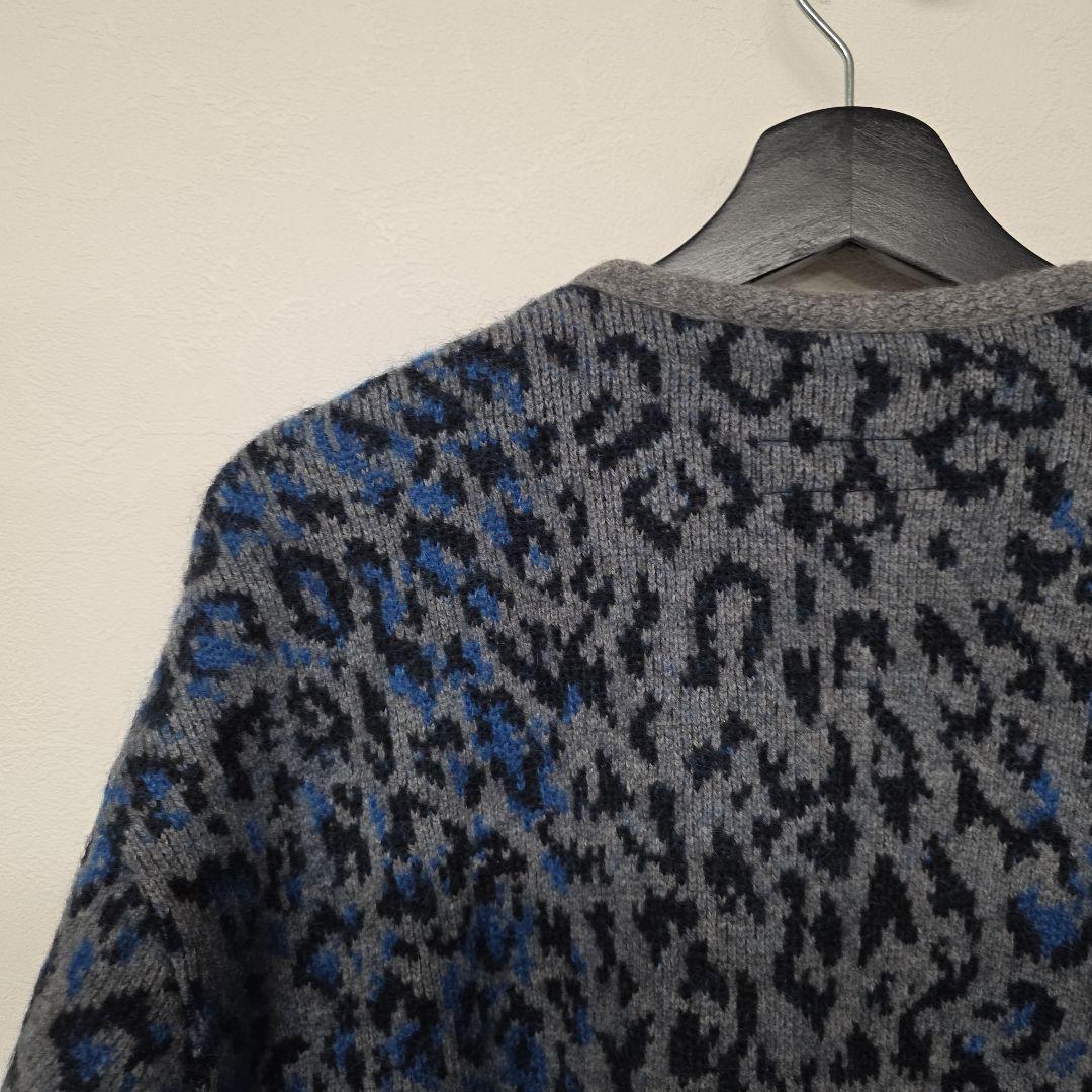 2025aw ワコマリア LEOPARD レオパードモヘアカーディガン　L