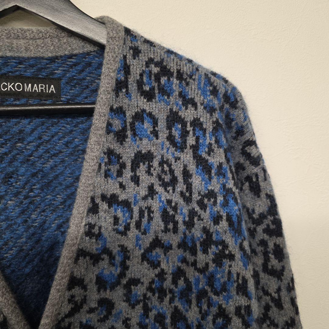 2025aw ワコマリア LEOPARD レオパードモヘアカーディガン　L