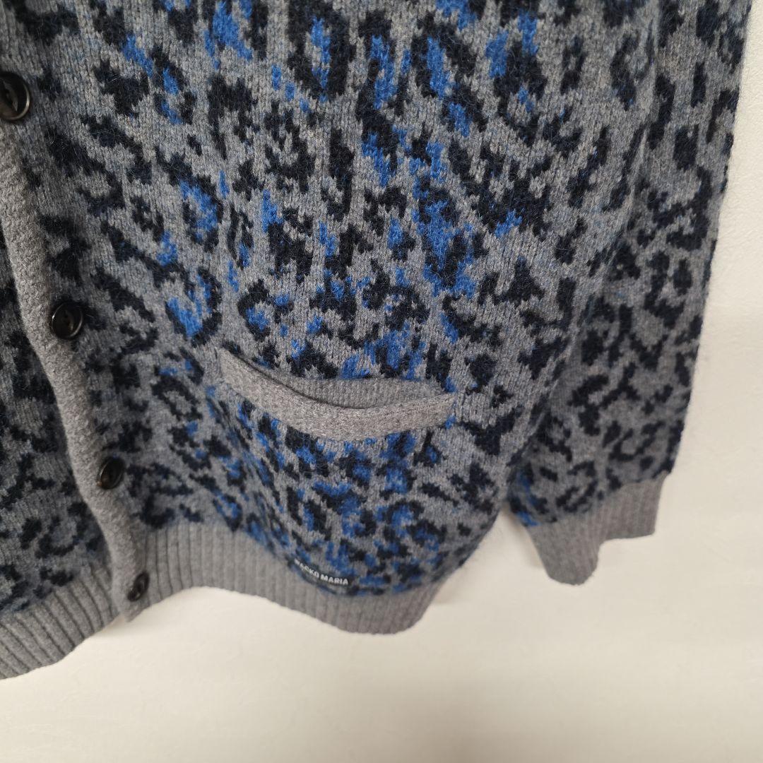 2025aw ワコマリア LEOPARD レオパードモヘアカーディガン　L