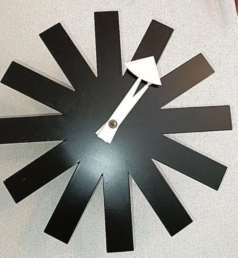 ジョージ・ネルソン vitra　アスタリスククロック 掛け時計 ブラック