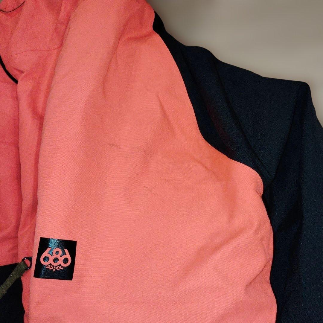 686 スノーボードウェア ユース オレンジ/黒