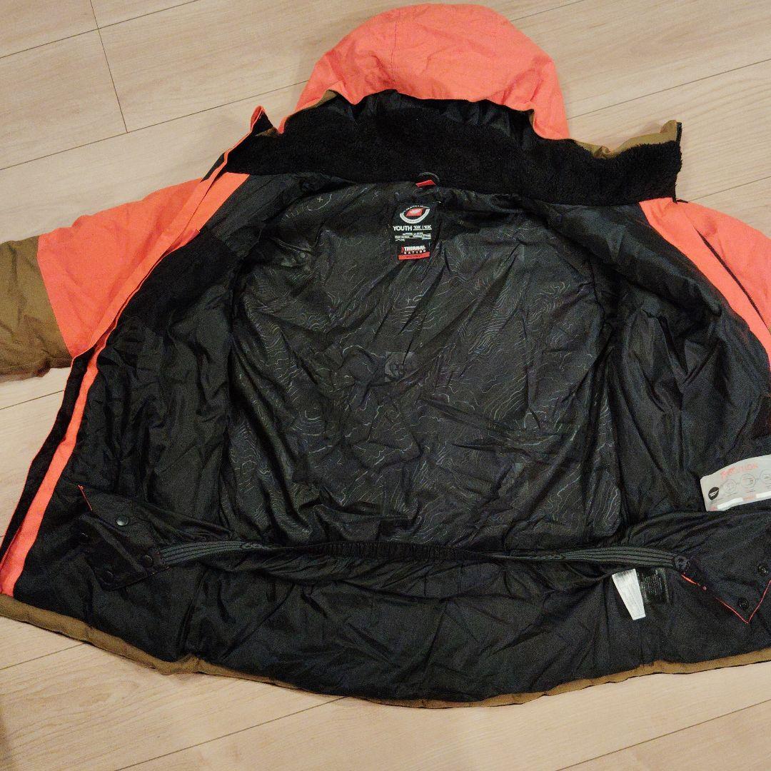 686 スノーボードウェア ユース オレンジ/黒