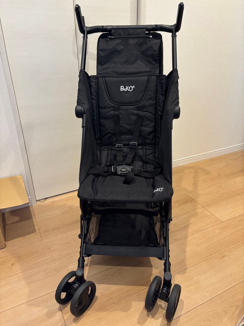 美品☆BuKO ☆折りたたみ B型ベビーカー 軽量 コンパクト