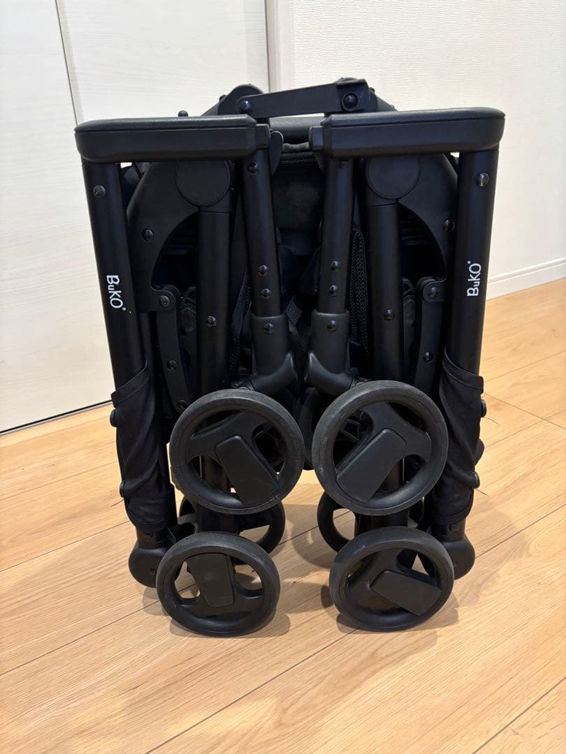 美品☆BuKO ☆折りたたみ B型ベビーカー 軽量 コンパクト