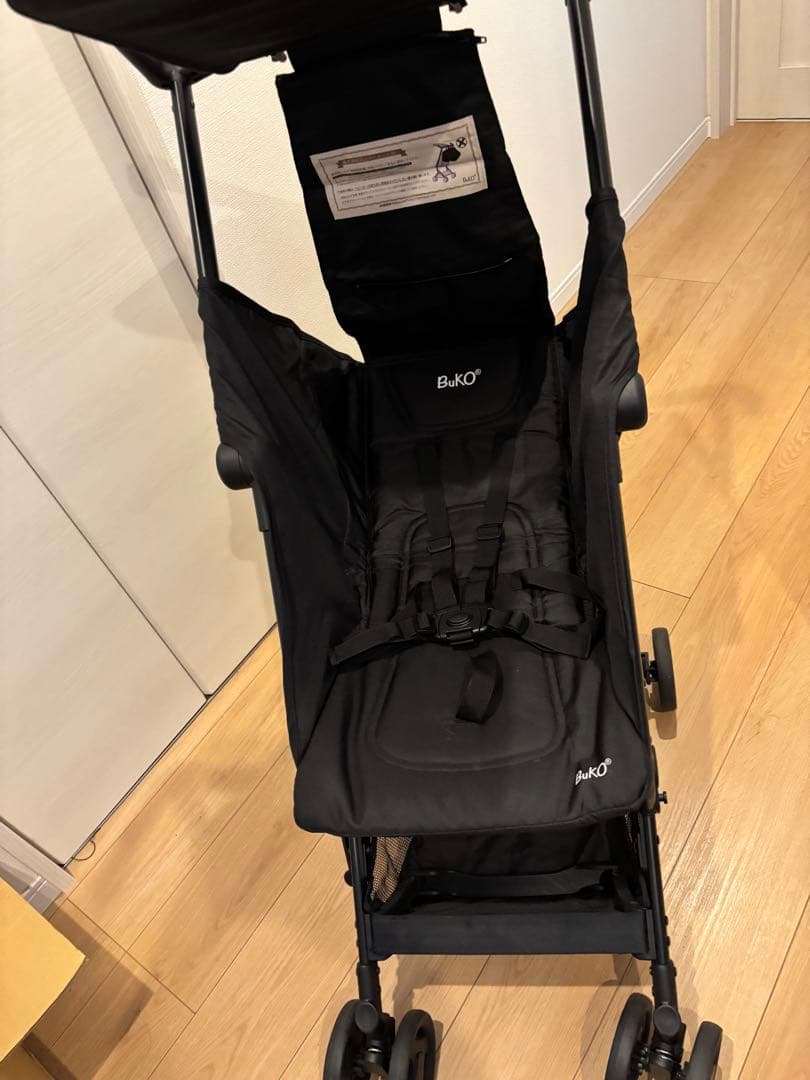 美品☆BuKO ☆折りたたみ B型ベビーカー 軽量 コンパクト