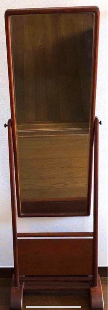 #家具　インテリア 小物　レア　姿見　鏡　スタンド ミラー　镜子