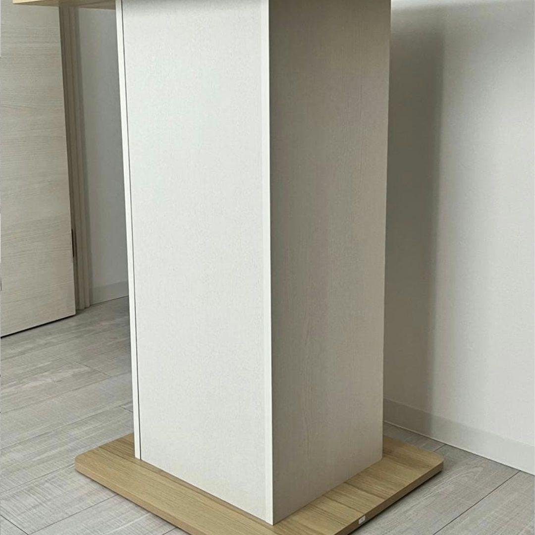 【中古】 宮武製作所コンパクトバーテーブルKNT-F1600ナチュラル