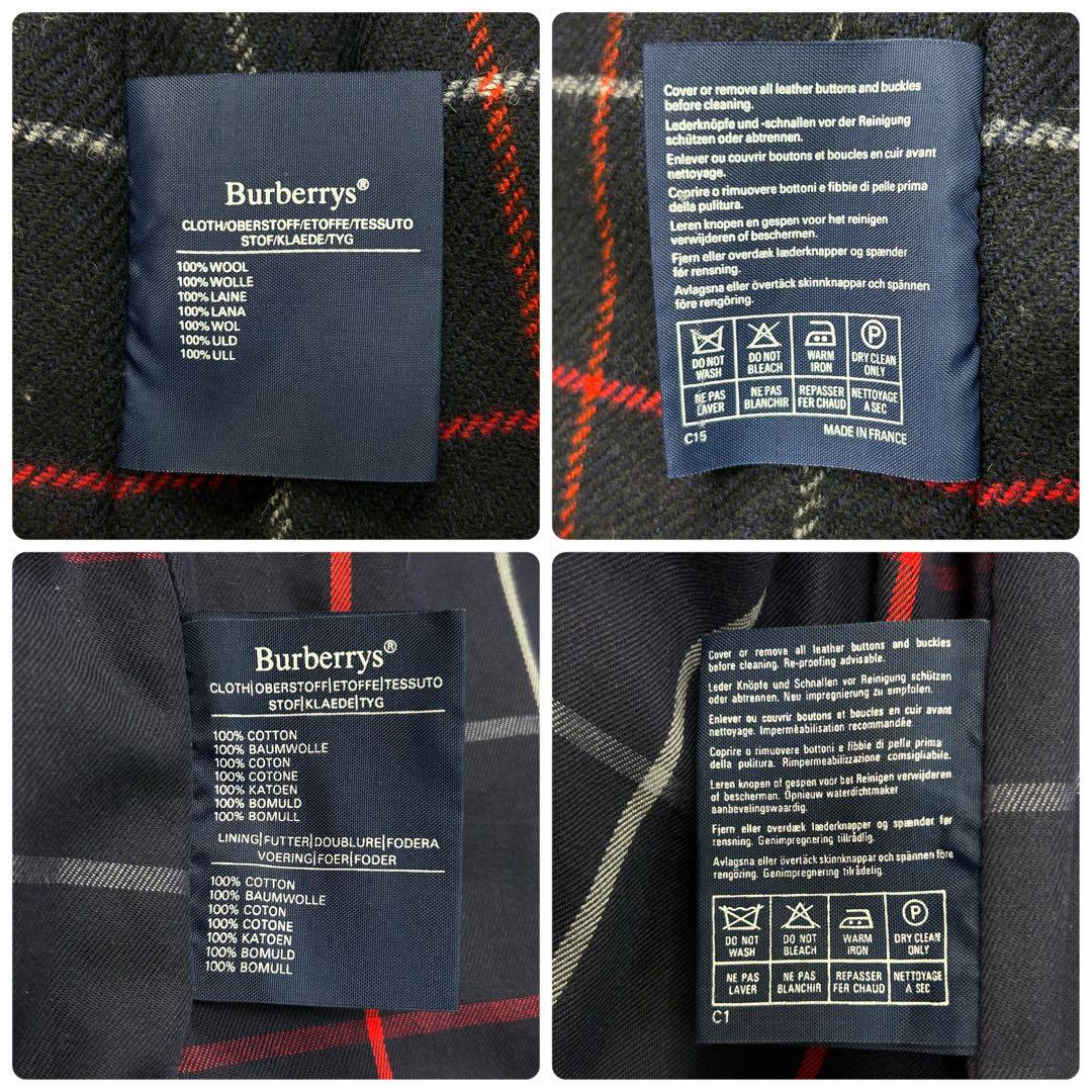 vintage バーバリーズ トレンチコート イギリス製 赤 ライナー ロング丈