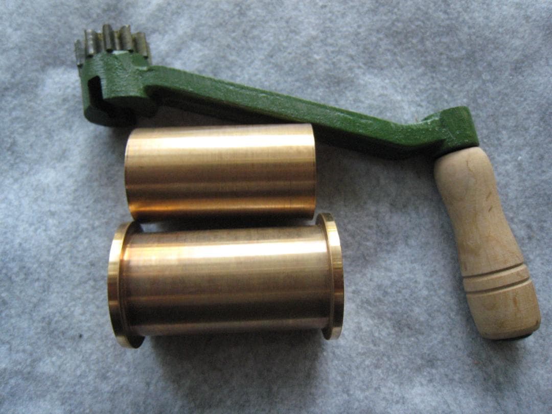 小野式製麺機 両刃 整備済 美品 2.2㎜ 4.2㎜ 希少 小野機械製造所