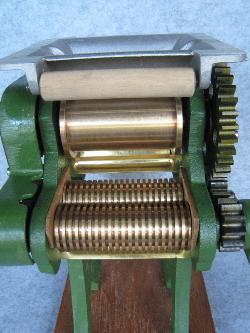 小野式製麺機 両刃 整備済 美品 2.2㎜ 4.2㎜ 希少 小野機械製造所