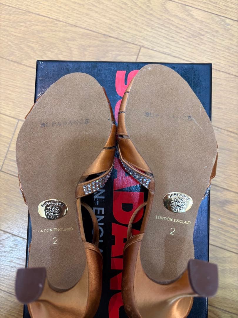【良品】SUPADANCE ラテン 社交ダンス レディース シューズ