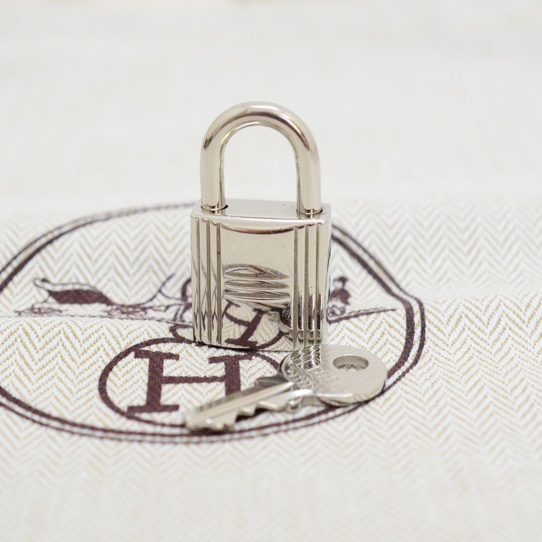 HERMES エルメス パドロック カデナ 鍵付き No.100 シルバー