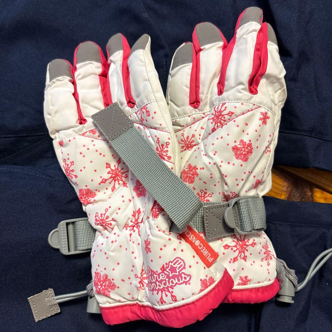 【美品】女の子　スキーウェア一式