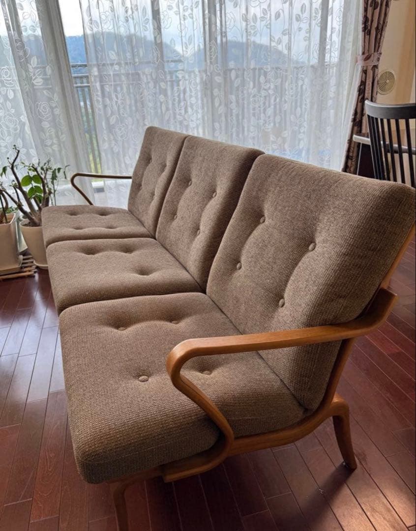 Kaera様　冨士ファニチア　セパレート　３人掛けソファ 1/3