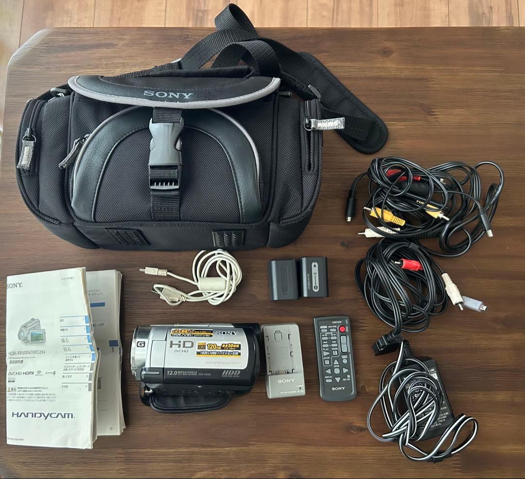 SONY Handycam HDR-XR500V （シルバー）　ビデオカメラ