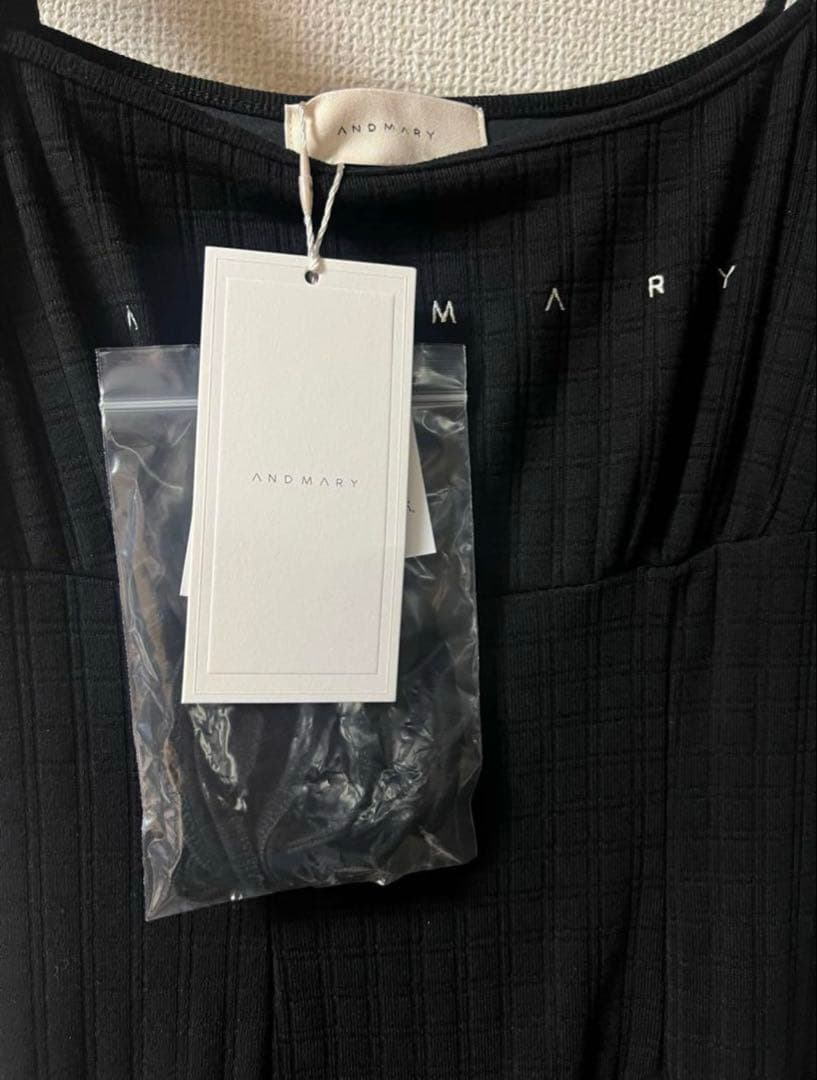 【新品未使用タグ付】andmary ruru all in one black
